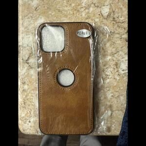 Premium Brown Leather Case for iPhone 12 Pro Max